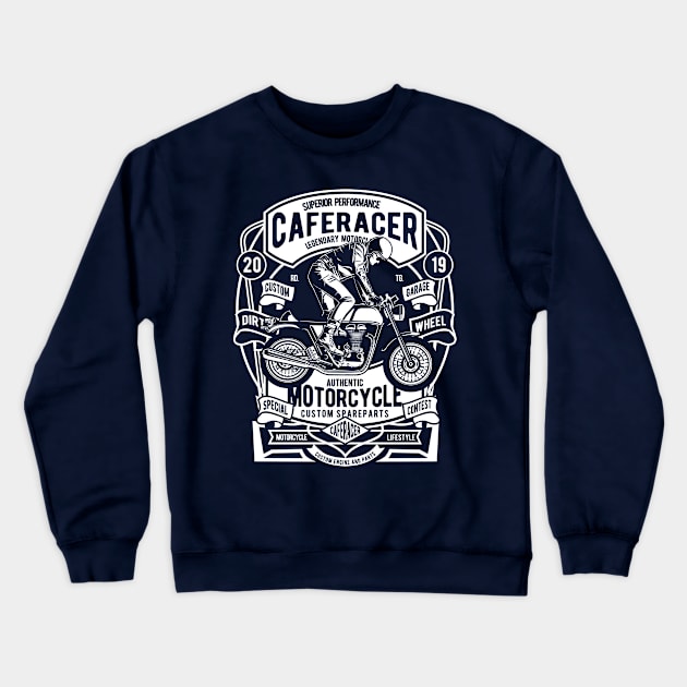 Motorcycle Racer Crewneck Sweatshirt by Genuine Vintage